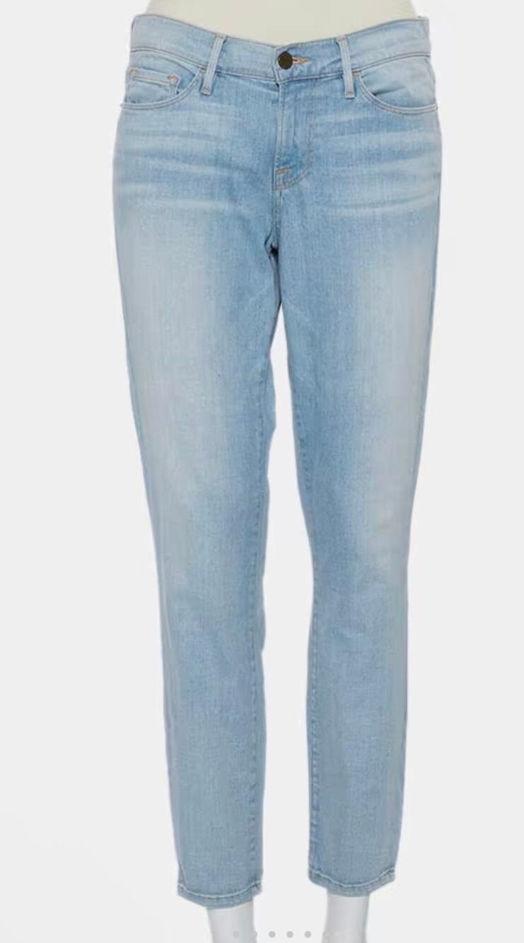 Frame Light Blue Le Skinny de Jeanne Jeans Size 27